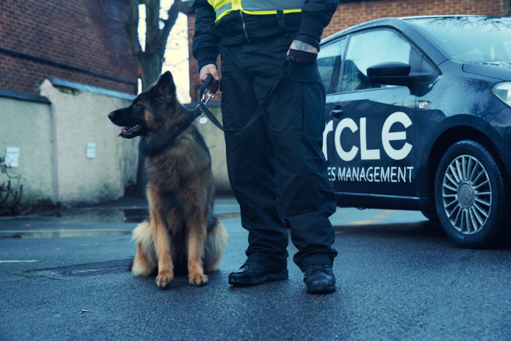 maximizing-construction-site-security-with-security-dog-handlers-manned-guarding-services-and-cctv-cameras/