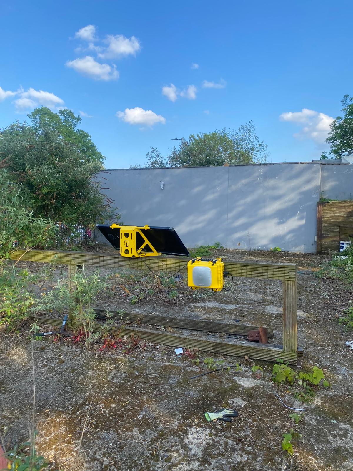 Remote monitored alarm system protecting a vacant commercial property UK