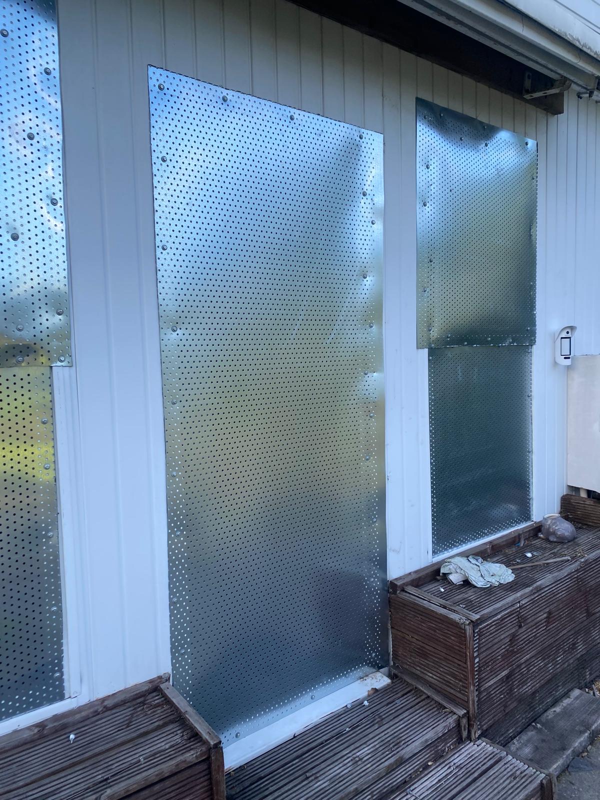 Vacant site protected with temporary metal screens and cost-effective alarm solutions by Circle UK Group