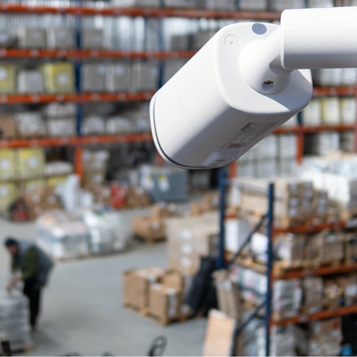 warehouse security cameras cctv