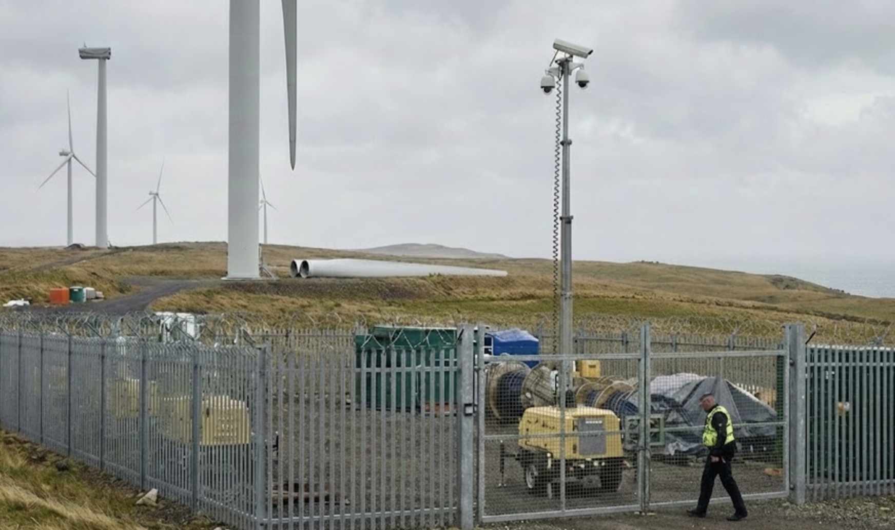 Win farm security manned guarding