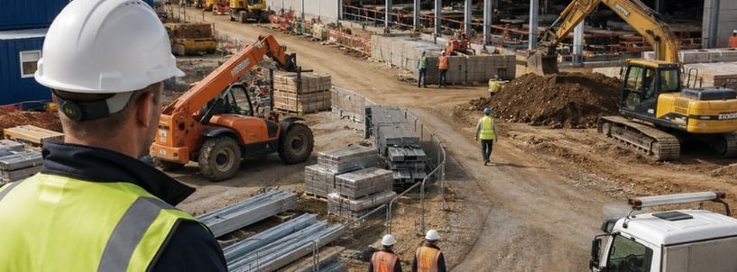 alarm systems on temporary UK construction sites