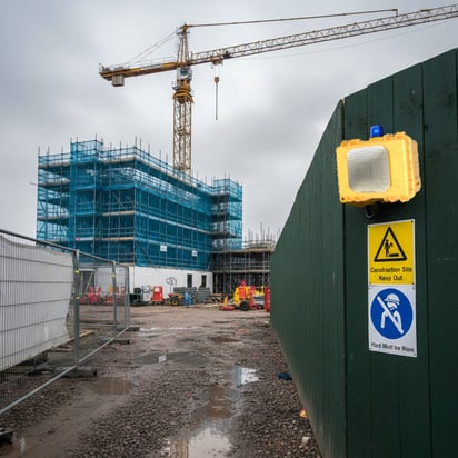 london construction site theft machinery