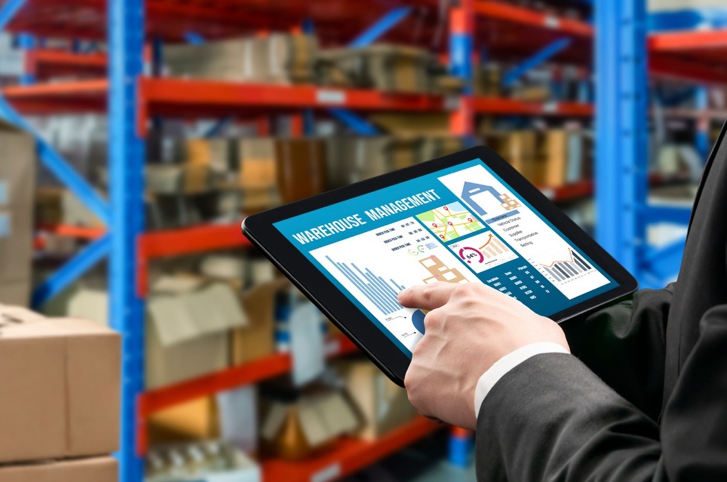 Warehouse team managing operations in a secure distribution centre.