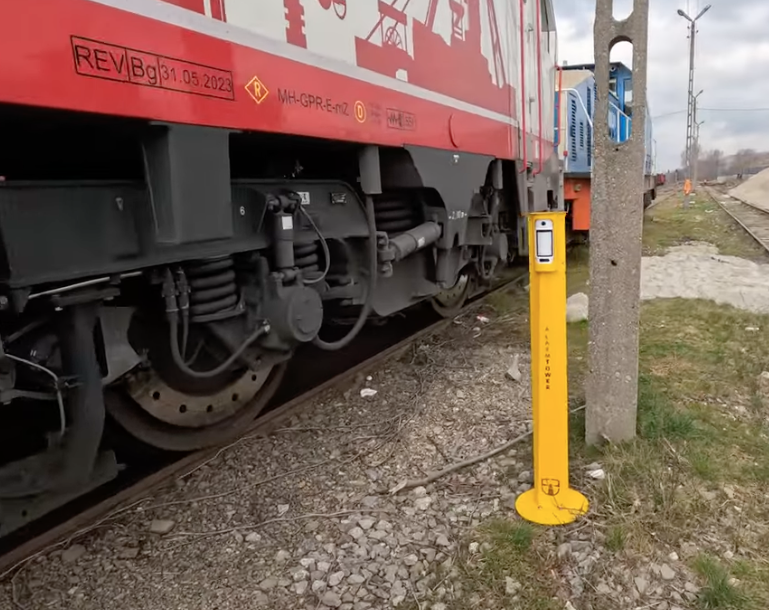 Circle Alarm system providing security for rail infrastructure and critical assets