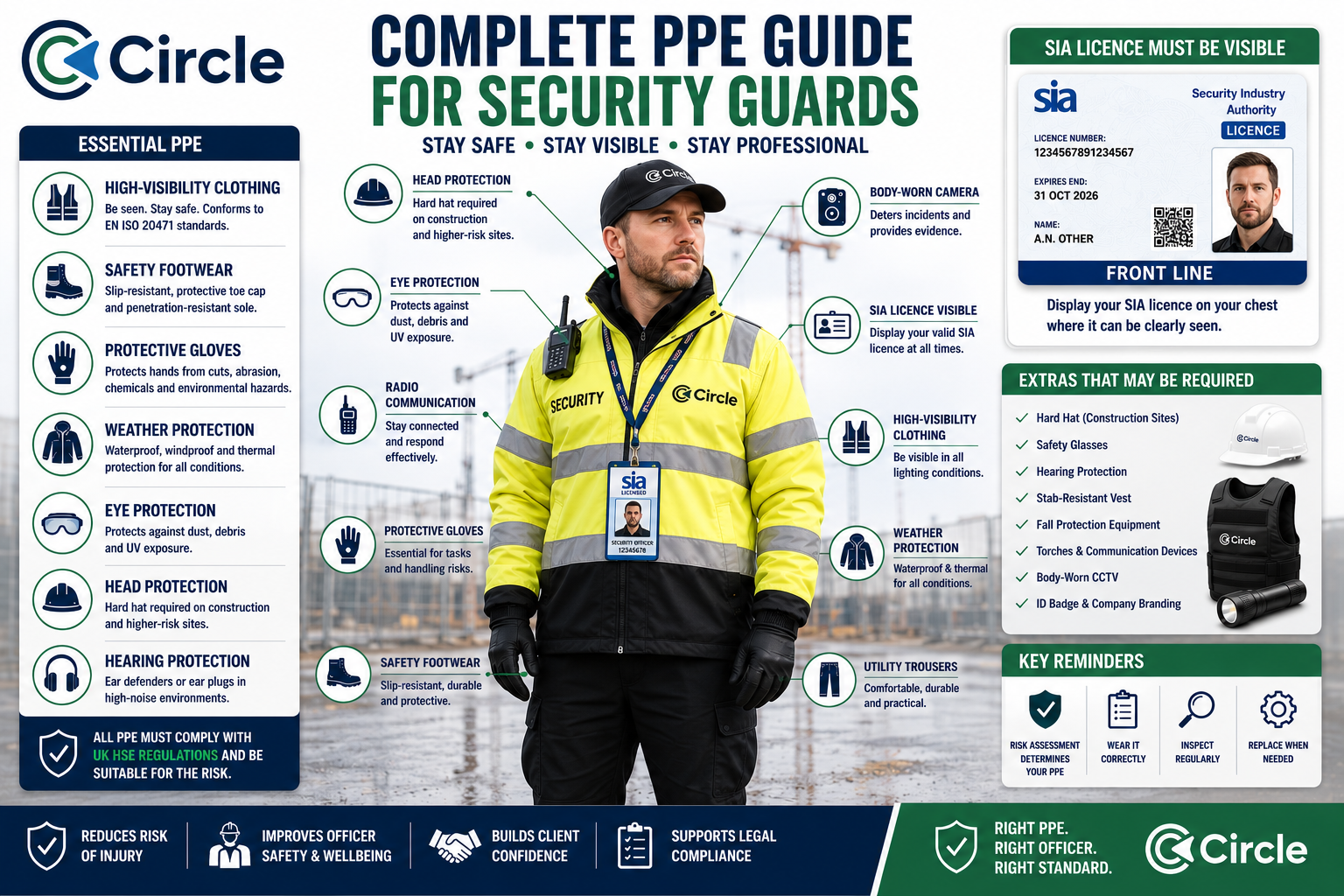 Essential PPE for Security Guards: A Comprehensive UK Guide